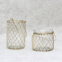 Load image into Gallery viewer, Webbed Tall Hanging Candle Holder