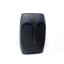 Load image into Gallery viewer, Face Vase Black