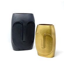 Load image into Gallery viewer, Face Vase Black