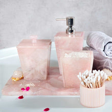 Load image into Gallery viewer, Rose Quartz Bathroom Set of 3
