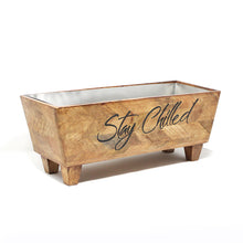 Load image into Gallery viewer, Stay Chilled Wood Party Bucket