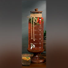 Load image into Gallery viewer, Roped Neck Dark Wood Dispenser
