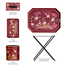 Load image into Gallery viewer, Tray with stand - Deep Red