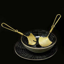 Load image into Gallery viewer, Ginkgo Salad Server Set