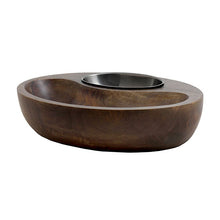 Load image into Gallery viewer, Oval Chip & Dip Server