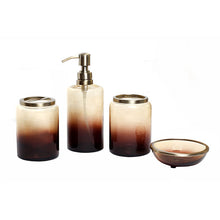 Load image into Gallery viewer, Glass Ombre Bathroom Set