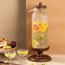 Load image into Gallery viewer, Roped Neck Dark Wood Dispenser