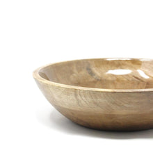 Load image into Gallery viewer, Oak Shallow Salad Bowl
