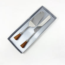 Load image into Gallery viewer, Wooden Cake Knife Set