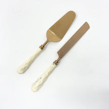 Load image into Gallery viewer, Rose Gold Cake Knife Set