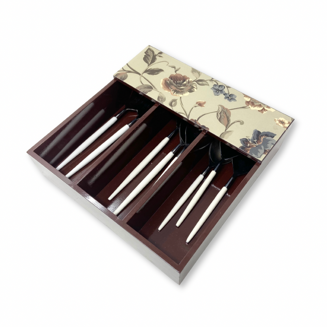 Floral Frenzy Cutlery Holder