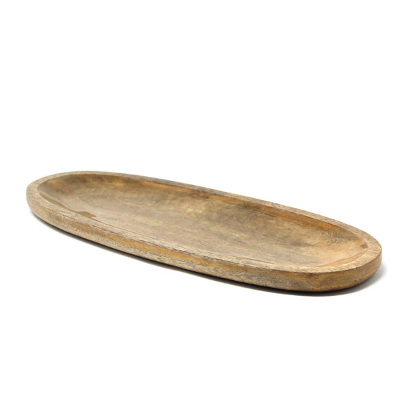 Oak Wood Oval Platter